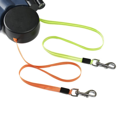 Dual Pet Leash with Lights